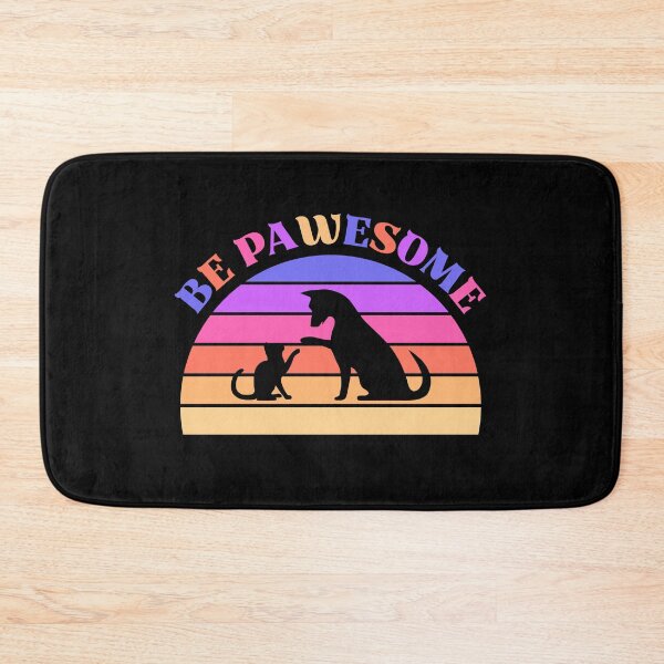 Item preview, Be Pawesome Retro Quote designed and sold by WisdomInspired.