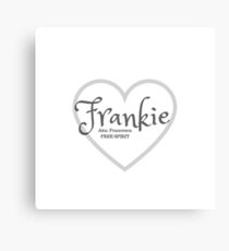 Personalised - Frankie Canvas Print