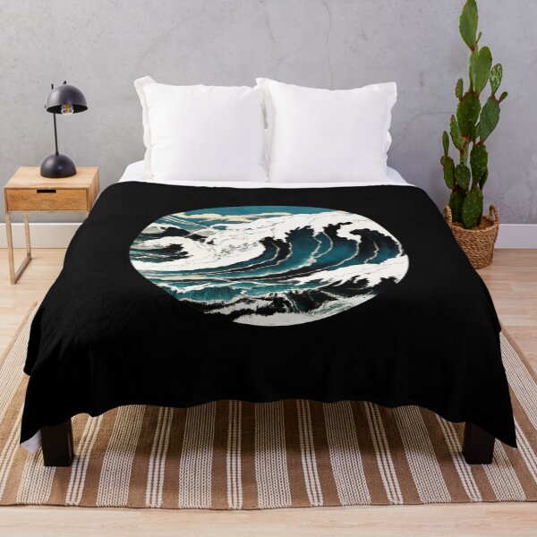 Item preview, The Great Wave Off Kanagawa Ukiyo-e Inspired Art designed and sold by Vanover Designs.