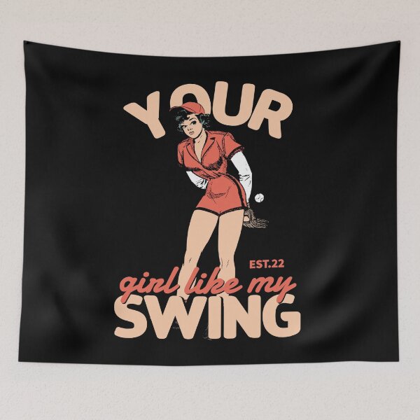 Item preview, YOUR GIRL LIKE MY SWING designed and sold by GAADesignz.