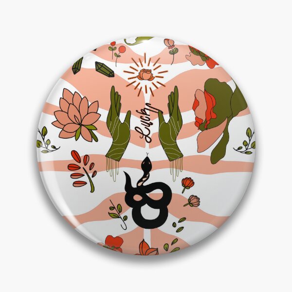 Artikelvorschau, Glückliches Boho-Mystik-Blumenmuster entworfen und verkauft von paperpark.