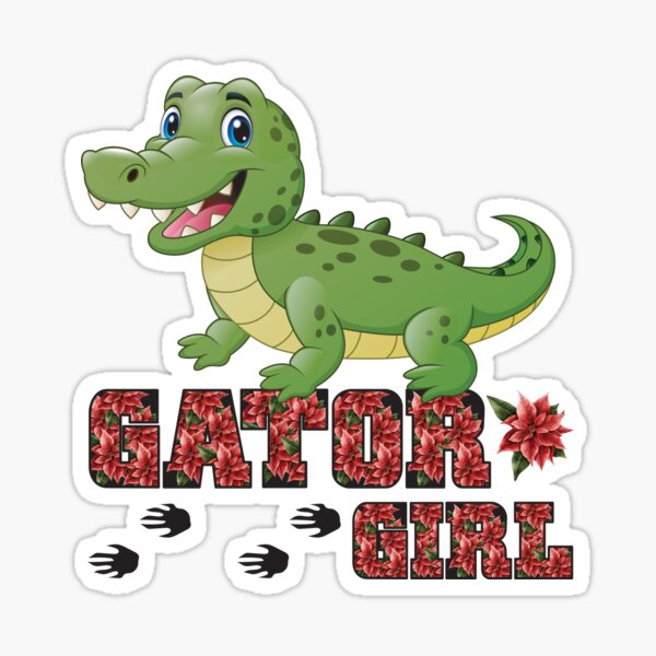 girls alligator cartoon clip art