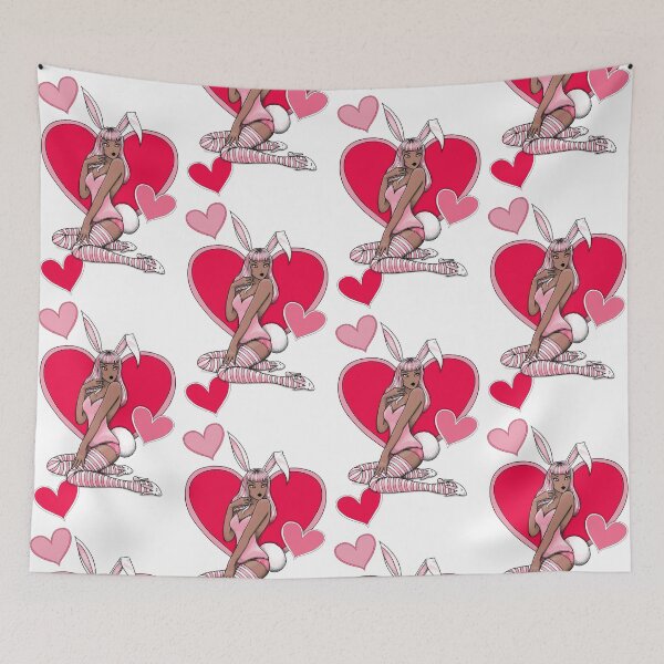 Aperçu de l'œuvre Nuisette rose Bunny pin-up créée et vendue par beesocks.