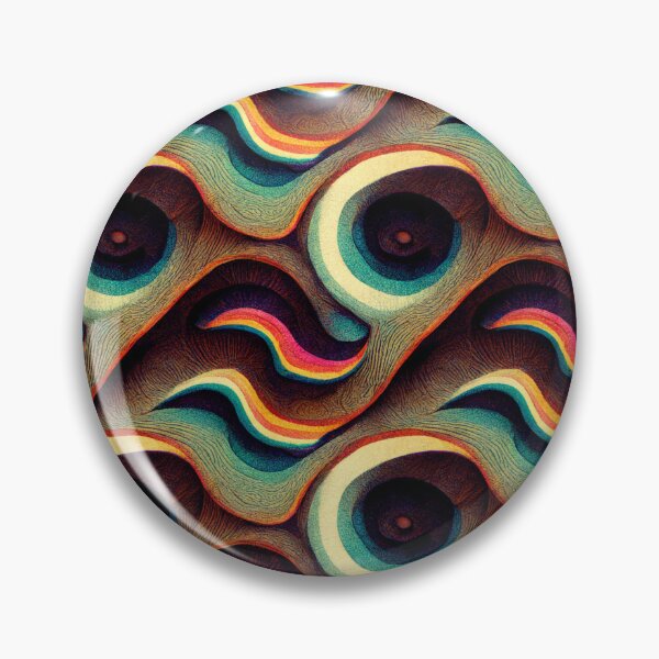 Item preview, Fascinating Psychedelic Pattern, Colorful Trippy Pattern, Psychedelia designed and sold by TreasuryOE.