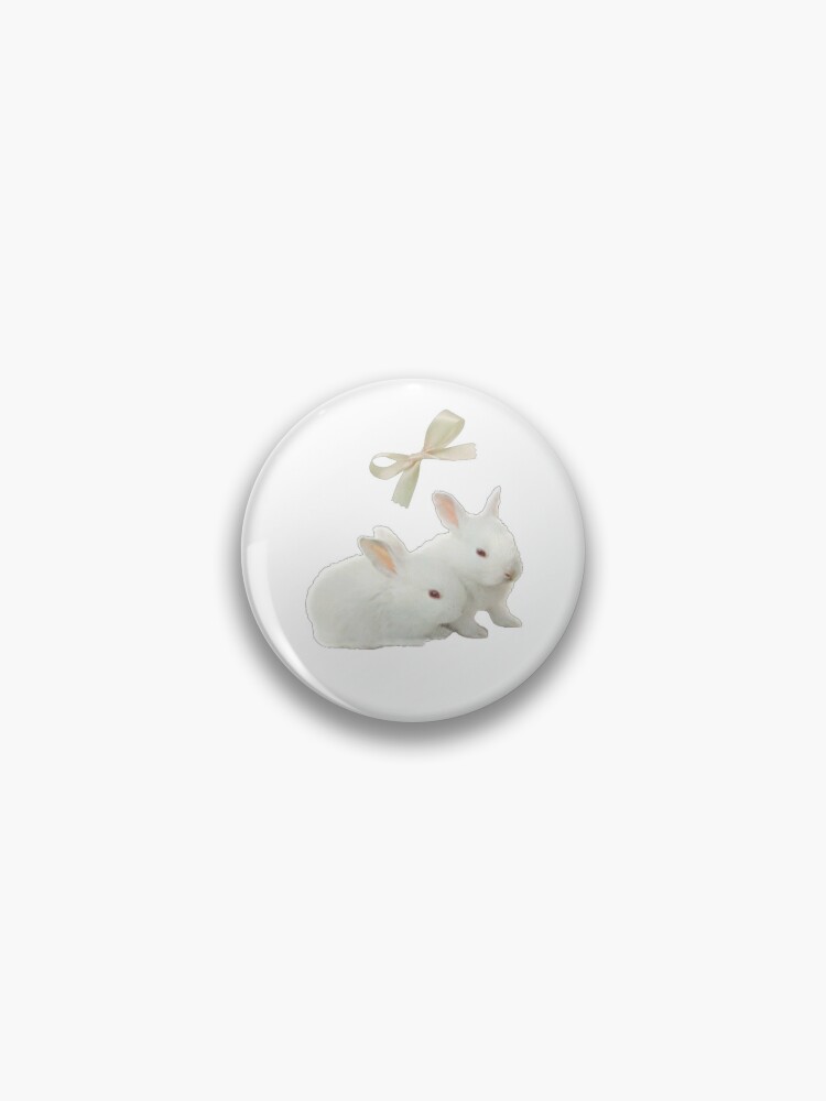 Coquette cat with floral wallpaper | Magnet