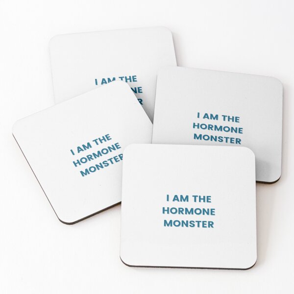 Item preview, I AM THE HORMONE MONSTER (Blue) designed and sold by ConjuredMoth.