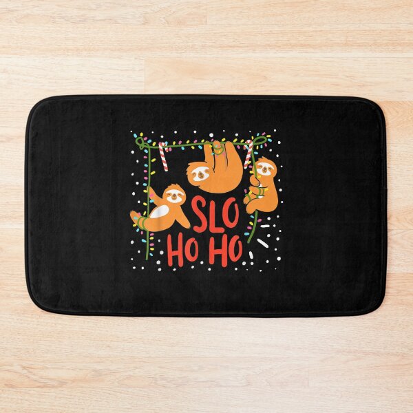 Item preview, Sloth Slo Ho Ho Ho Christmas Gift Present Funny Cute Party designed and sold by dolsy-store.