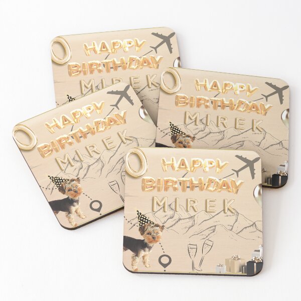 Item preview, Happy birthday Mirek designed and sold by GivingJoy.