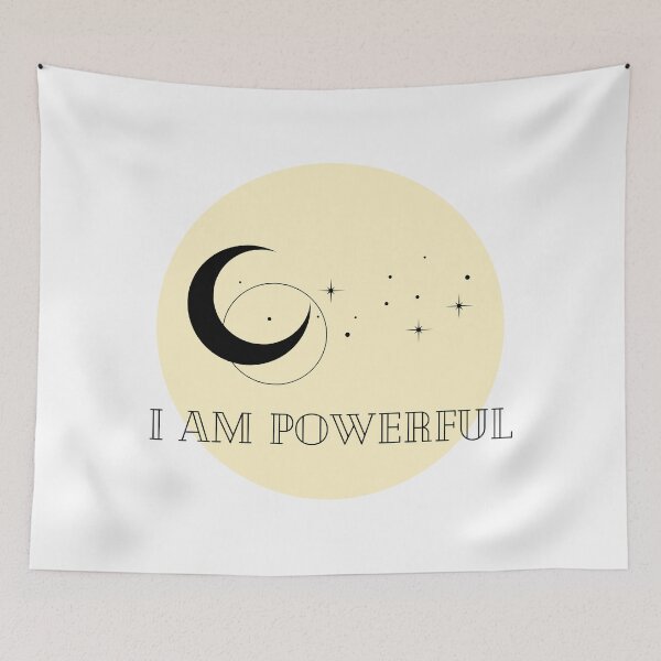 Item preview, Affirmation Collection - I Am Powerful (Yellow) designed and sold by T-WoodCreations.