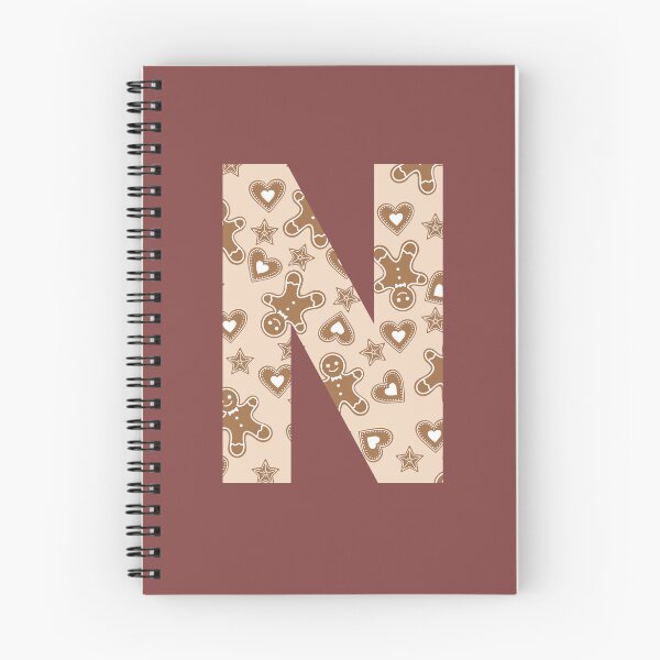 Item preview, Gingerbread Pattern Monogram Letter N designed and sold by Coffee Lifestyle.
