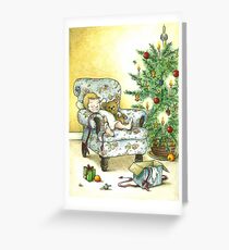 Weihnachten mit Teddy Greeting Card