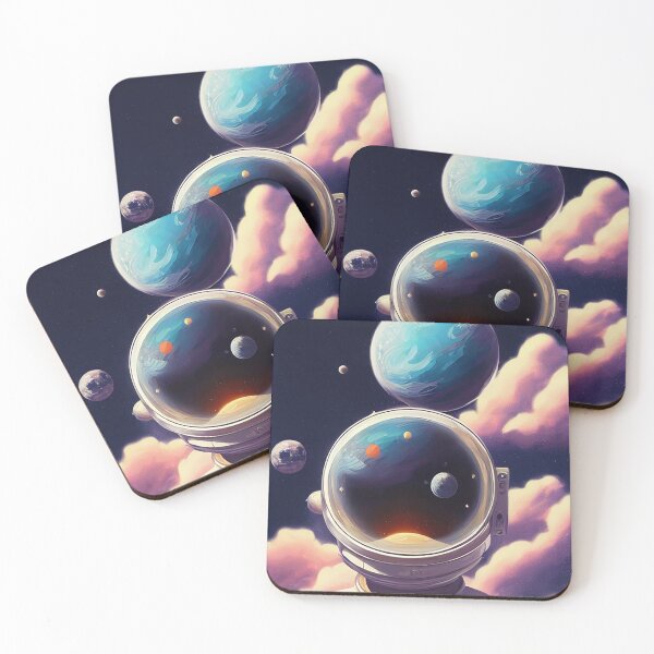 Item preview, ASTRONAUT WITH PINK CLOUDS designed and sold by chatzous.