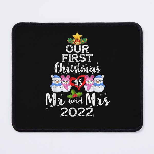 Item preview, Couple Wife Husband Our First Christmas As Mr & Mrs 2022 designed and sold by dolsy-store.