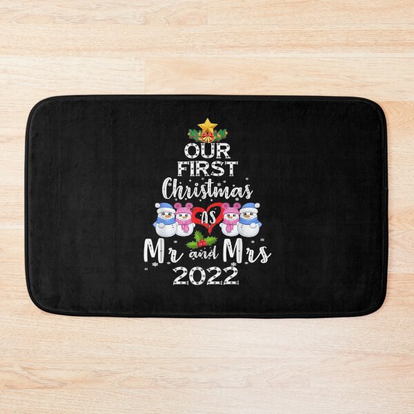 Item preview, Couple Wife Husband Our First Christmas As Mr & Mrs 2022 designed and sold by dolsy-store.
