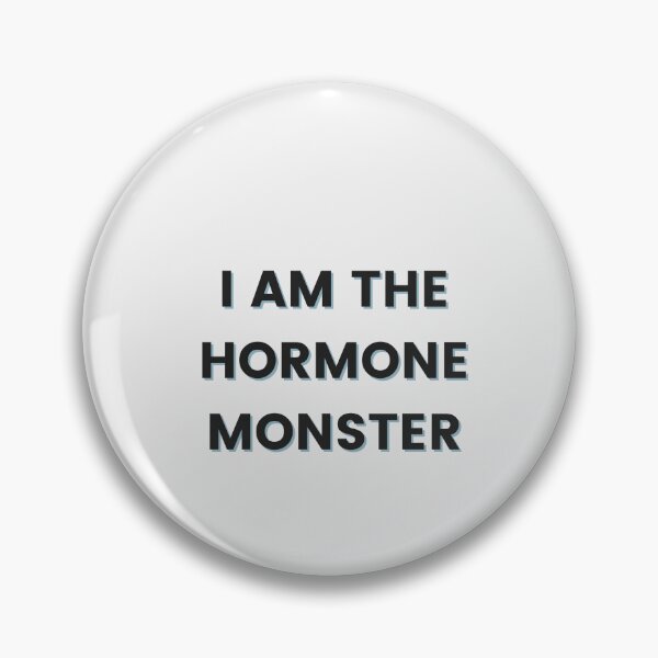 Item preview, I AM THE HORMONE MONSTER (Black) designed and sold by ConjuredMoth.