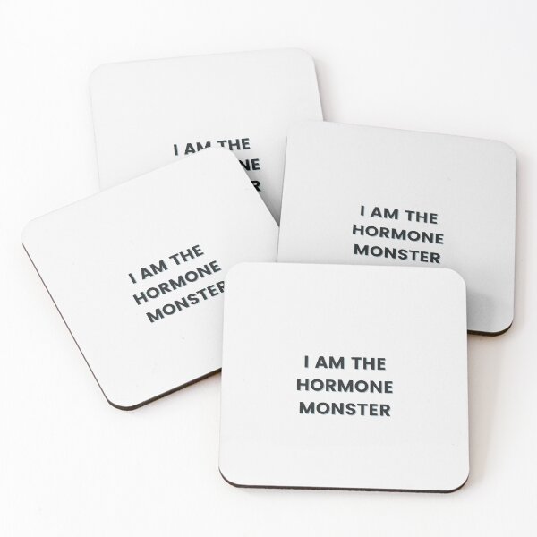 Item preview, I AM THE HORMONE MONSTER (Black) designed and sold by ConjuredMoth.