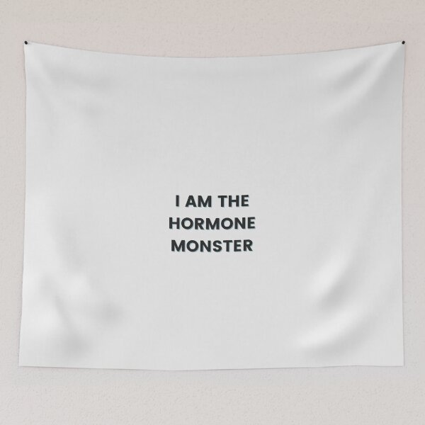 Item preview, I AM THE HORMONE MONSTER (Black) designed and sold by ConjuredMoth.
