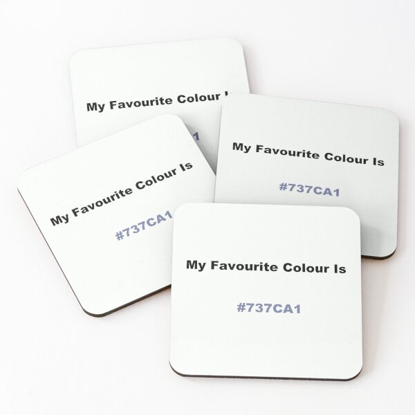 Item preview, My Favourite Colour Is #737CA1 designed and sold by kiippers.