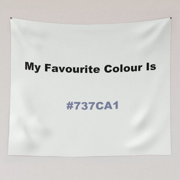 Item preview, My Favourite Colour Is #737CA1 designed and sold by kiippers.