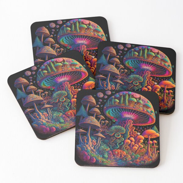 Item preview, Shroom Forest | Psychedelic Art designed and sold by Trippinink-.