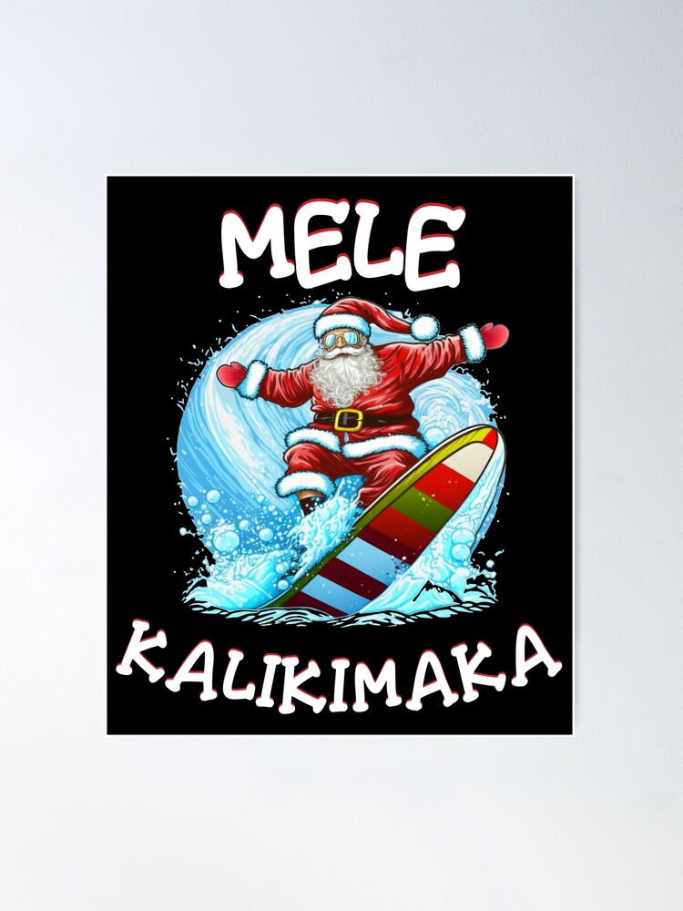 Mele Kalikimaka ハワイアン ローカル サンタクロース Mele Kalikimaka