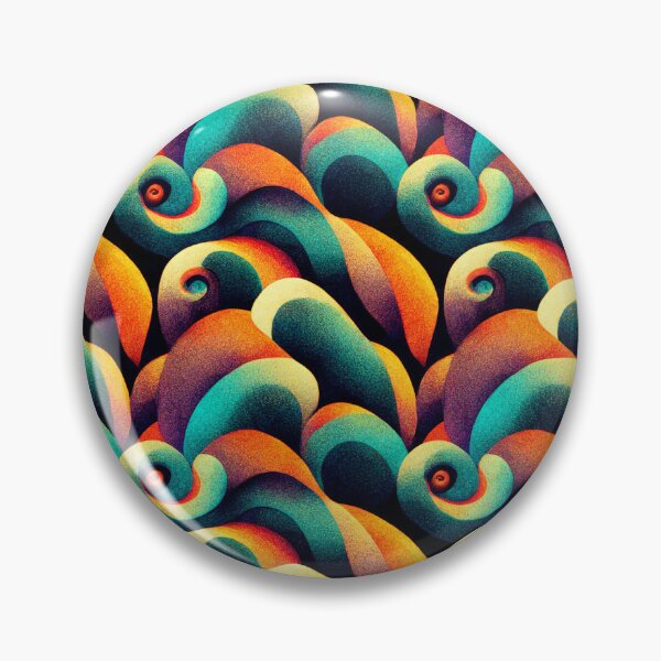 Item preview, Fascinating Psychedelic Pattern, Colorful Trippy Pattern, Psychedelia designed and sold by TreasuryOE.