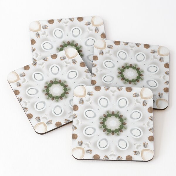 Item preview, Christmas Cozy Coffee Latte Milk Foam Pastel Pattern No20 designed and sold by Atomura.