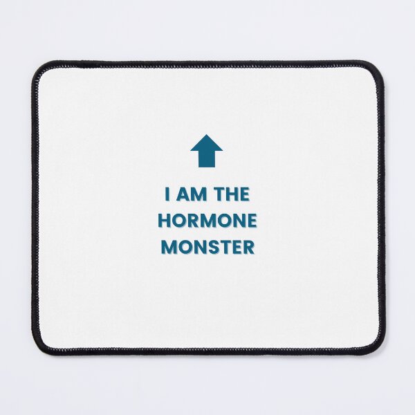 Item preview, I AM THE HORMONE MONSTER (blue) designed and sold by ConjuredMoth.