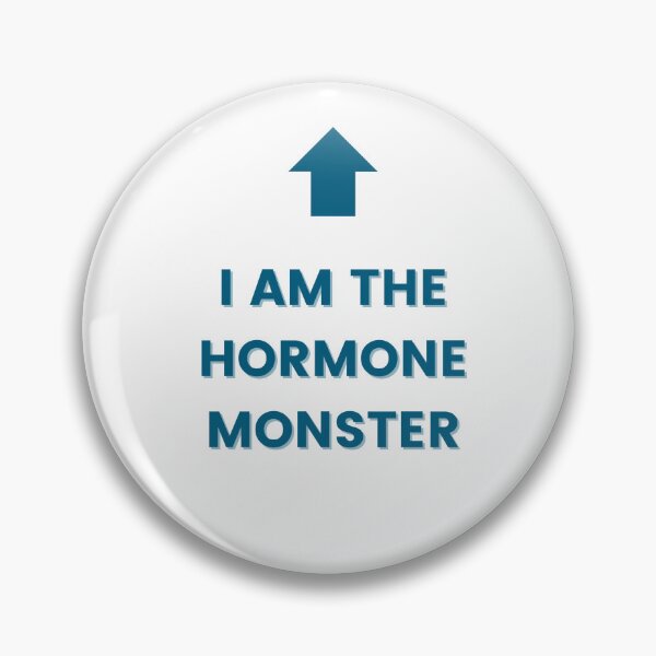 Item preview, I AM THE HORMONE MONSTER (blue) designed and sold by ConjuredMoth.