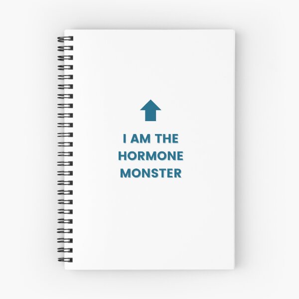 Item preview, I AM THE HORMONE MONSTER (blue) designed and sold by ConjuredMoth.