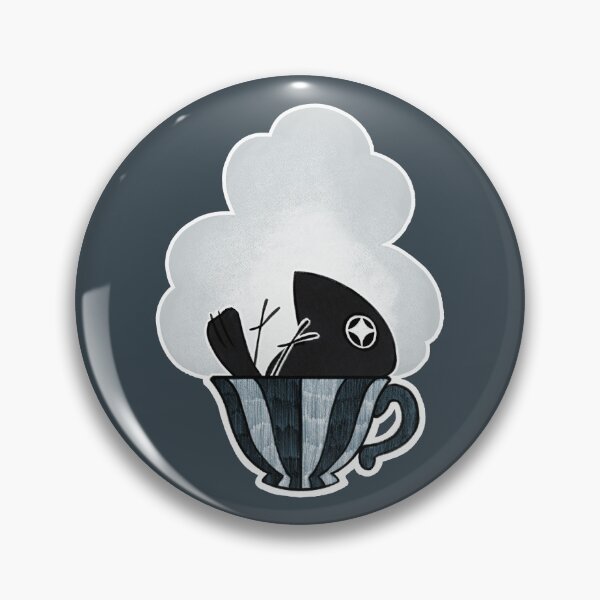 Item preview, Morning Murder - Teacup Crow designed and sold by crow emporium.
