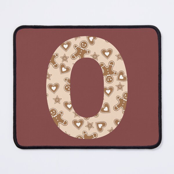 Item preview, Gingerbread Pattern Monogram Letter O designed and sold by Coffee Lifestyle.