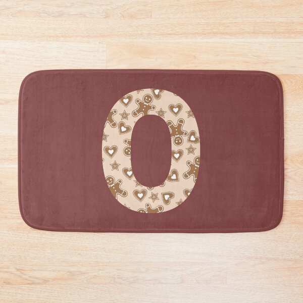 Item preview, Gingerbread Pattern Monogram Letter O designed and sold by Coffee Lifestyle.