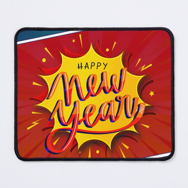 Item preview, Comic Book inspired Happy New Year designed and sold by DesiBoli.