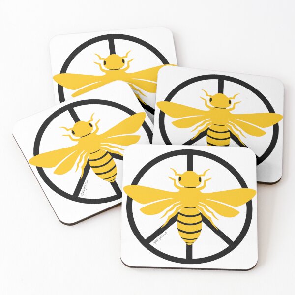 Item preview, Yellow Peace Bee designed and sold by PenParrie.