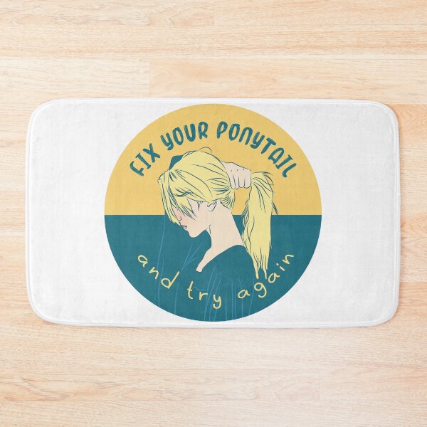 Item preview,  fix your ponytail - blue designed and sold by Wlaurence.