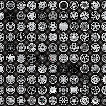 Artwork thumbnail, Wheel Pattern Gray by Monkey Crisis On Mars
