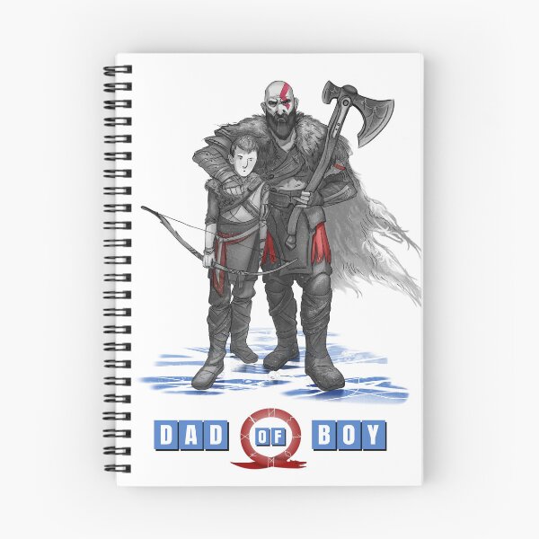 Item preview, God of War. Dad of boy. Black and red version. designed and sold by Coloyara.