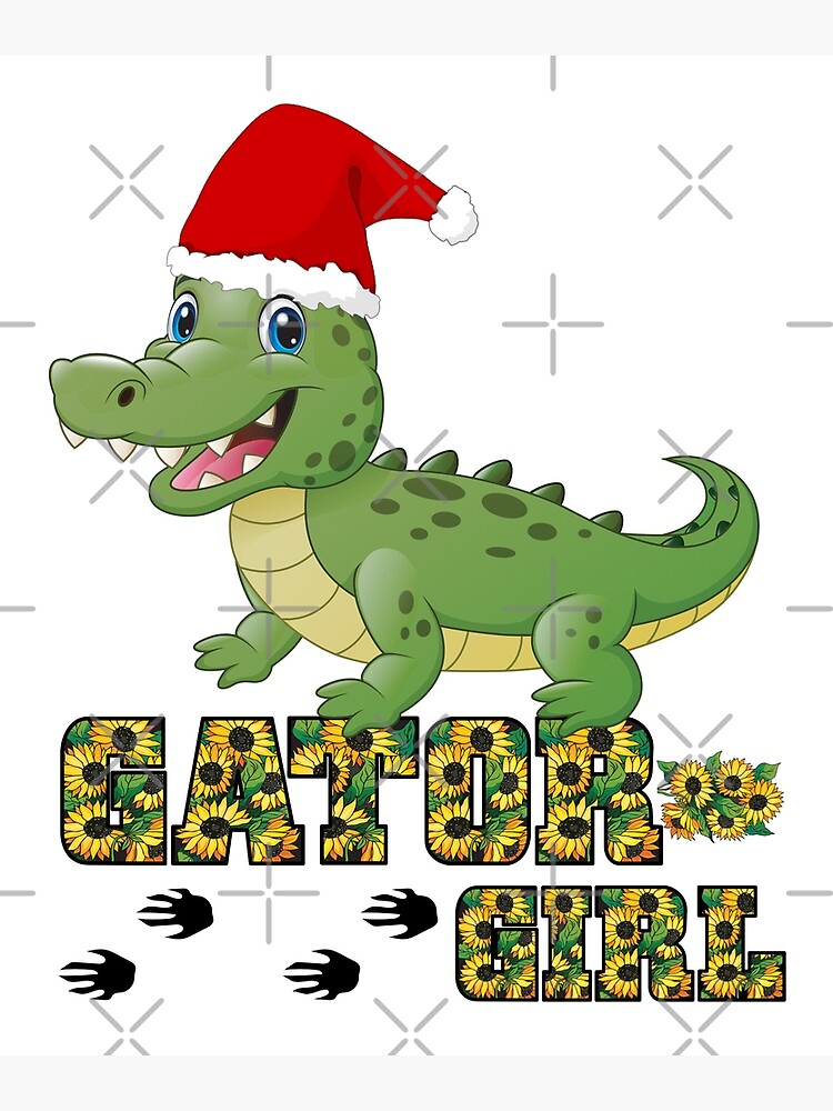 girls alligator cartoon clip art