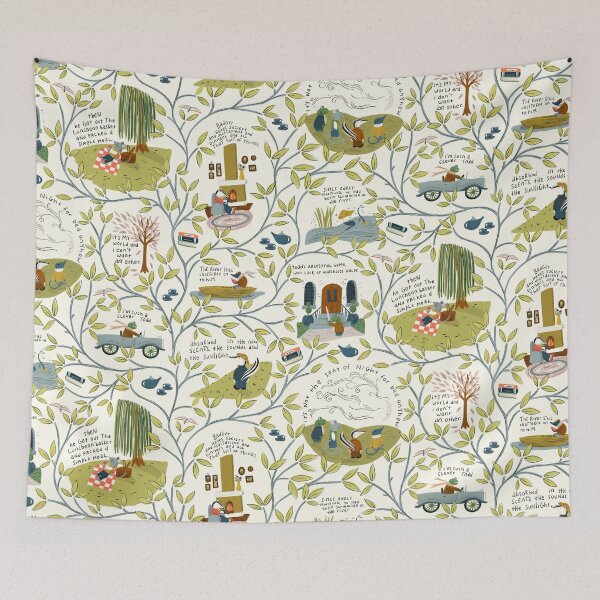 Item preview, Wind in the willows (light) designed and sold by inkblotcreative.