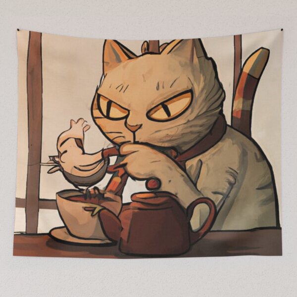 Item preview, Akanah dyer the cat doesn't like the tea designed and sold by akanahdyer.