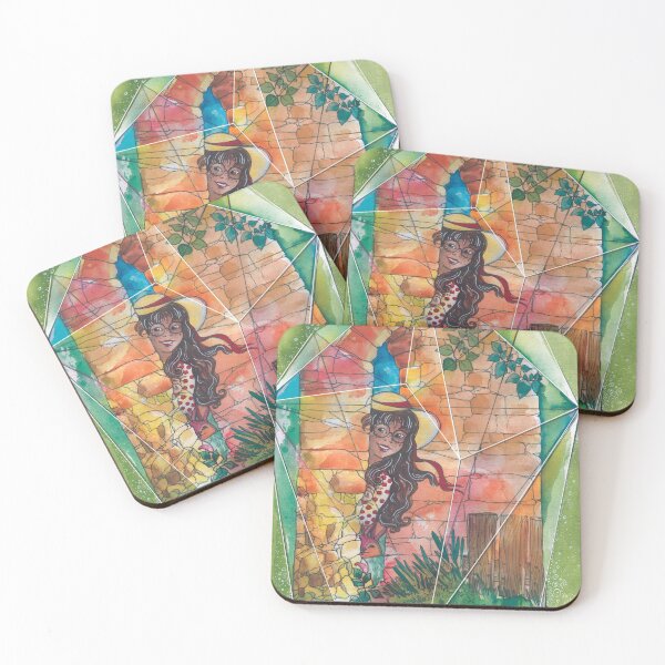 Item preview, Brave Girl In Crystal Peeking Out designed and sold by BohemiWANDERS.