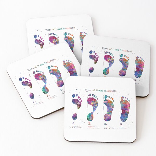 Item preview, Types of Human Footprints designed and sold by EvasDreams.