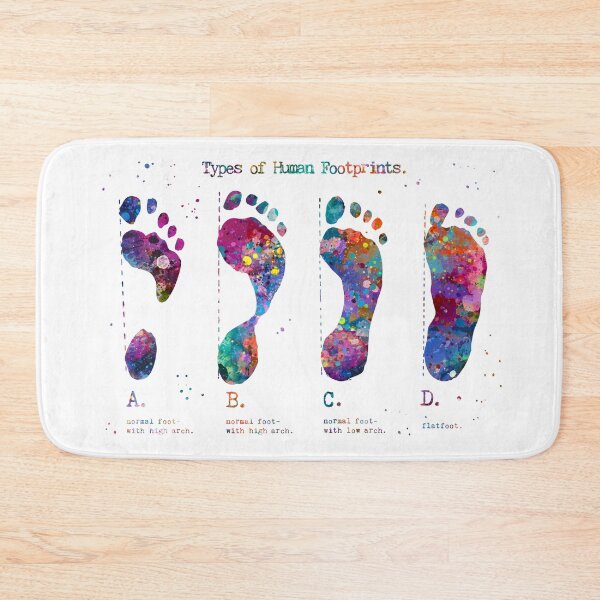 Item preview, Types of Human Footprints designed and sold by EvasDreams.