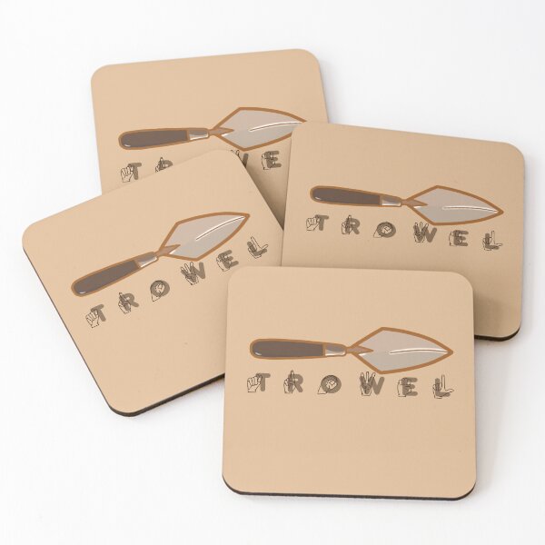 Item preview, "TROWEL" in American Sign Language (ASL) designed and sold by ArchaeoAndASL.
