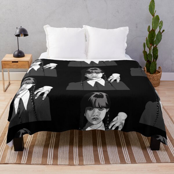 Item preview, Wednesday Addams and Thing. designed and sold by OKyak.