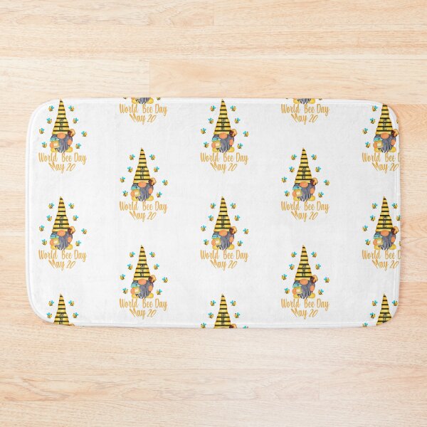 Item preview, Gnome May 20, World Bee Day designed and sold by Bliss Find And Design.