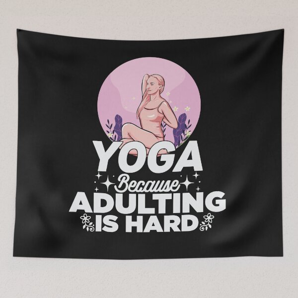 Item preview,  Yoga Lover :Yoga because adulting is hard  designed and sold by remonss.