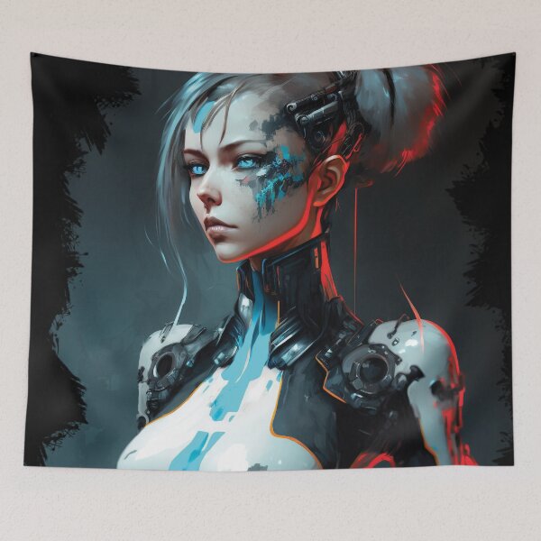 Item preview, Cyberpunk girl: Cii designed and sold by ai-miilk.