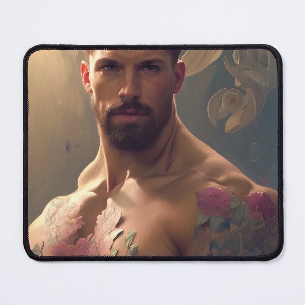Item preview, Floral Hunk With a Nice Beard designed and sold by withdiamonds.